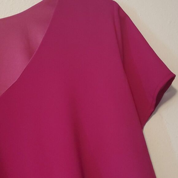 LULUS FREESTYLE MAGENTA  SHIFT DRESS S - Picture 4 of 6